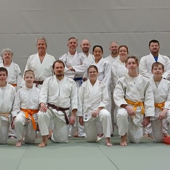 Ju-Jutsu Team beim Prüfungsvorbereitungslehrgang