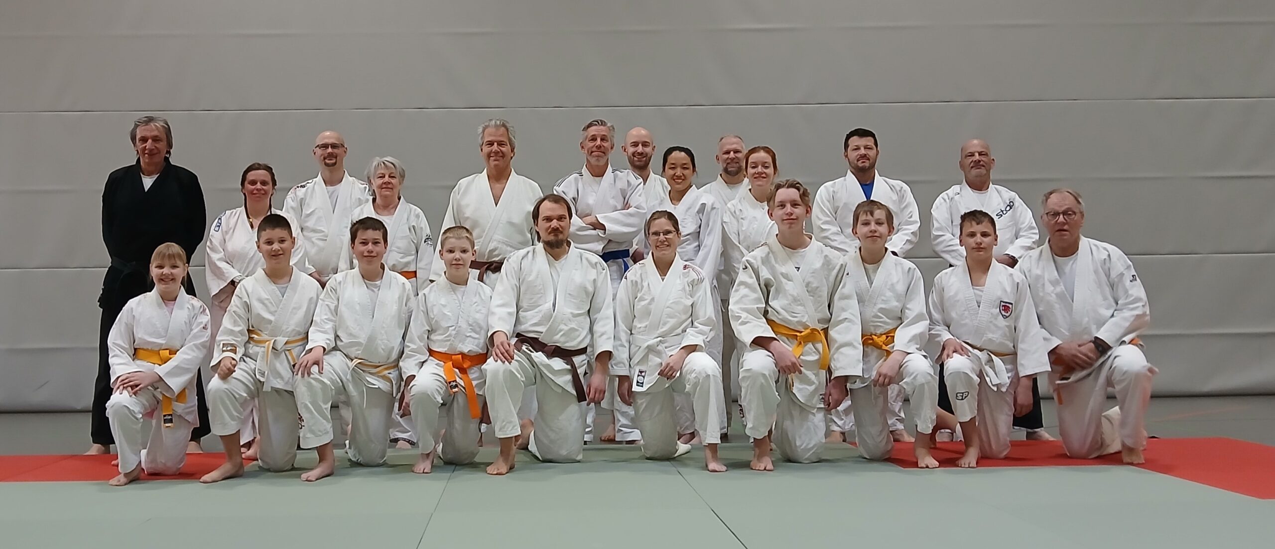 Ju-Jutsu Team beim Prüfungsvorbereitungslehrgang